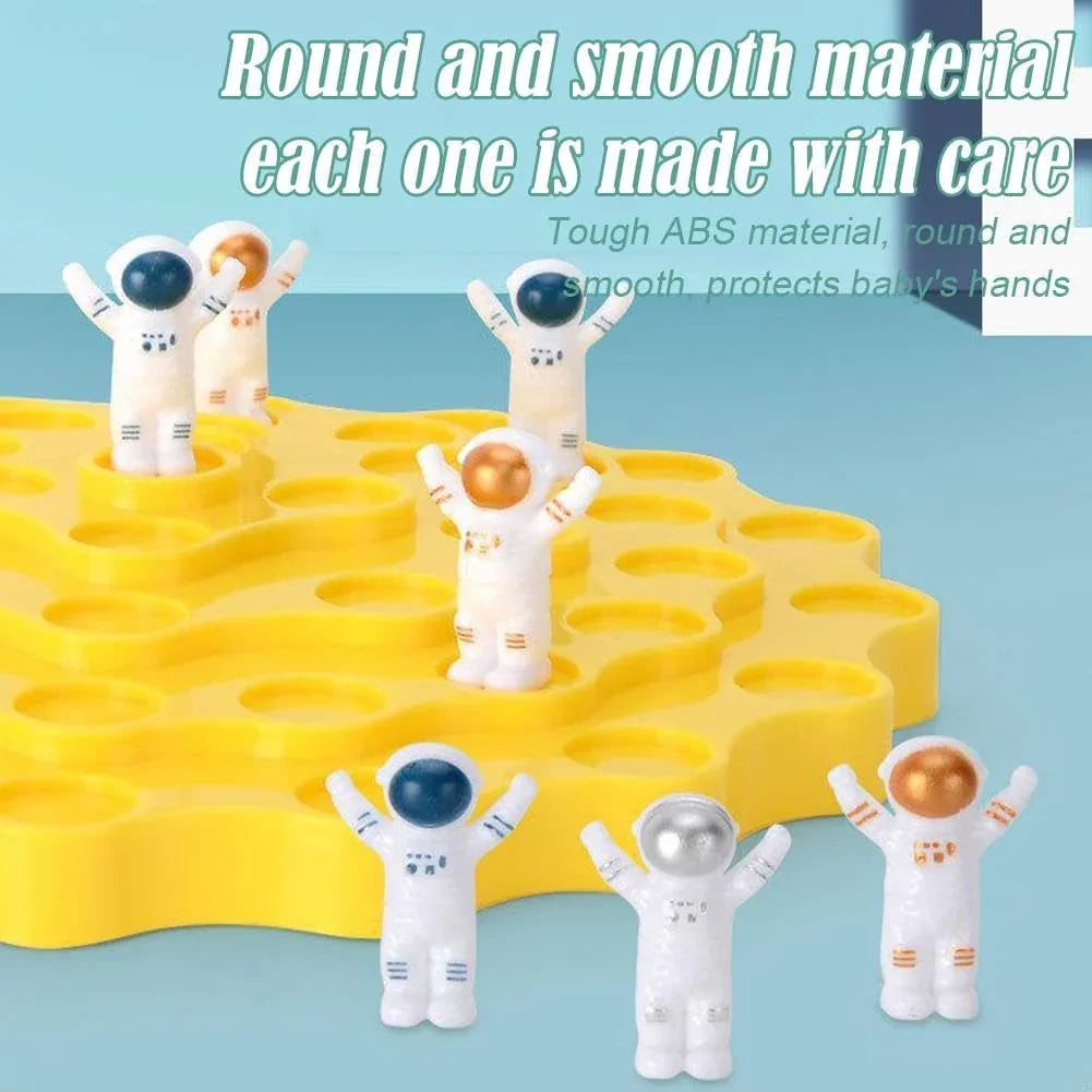 Astronaut Balance Game,Astronaut Balance Counting Toys Children's Desktop Space Puzzle Toy,Early Education Decompression Game Table Battle,Children Desktop Game Gift for Boys Girls
