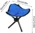 Travel Folding Camping Stool, Camping Fishing Stool for Adults, Portable Tripod Seat Fishing Chair Seat for Camping Fishing Hiking Gardening and Beach Garden Painting (Red)