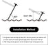 10 Pcs Tent Pegs Heavy Duty Metal Tent Stakes Heavy Duty 7.87inch Ground Pegs for Awnings for Hard Ground, Camping