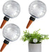 3PCS Plant Watering Globes, 500ml Self Watering Planter Insert, Transparent Plant Irrigation Devices for Indoor Potted Plants