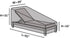 Sun Lounger Cover Waterproof Patio Chaise Lounge Chairs Cover Sunbed Recliner Protective Cover Outdoor Garden Furniture Cover 208 x 76 x 41/79cm
