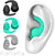 Swimming Ear Plugs, 3 Pairs Great Waterproof Ultra Comfy Earplugs, Reusable Silicone Ear Plugs for Swimming Surfing Snorkeling and Other Water Sports (Adults & Teens 14+) (Multicolored 1, 3 Pair (Pack of 1))