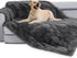 Waterproof Dog Blanket for Couch & Furniture Protection - Super Soft Reversible Throw Large Dogs Cats, Calming Washable Fur Sherpa Pet (50x60 Inch, Grey) Grey 50x60 Inch (Pack of 1)