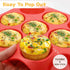 12 Cups Silicone Muffin Pan - Nonstick Cupcake 1 Pack Regular Size Mold for Baking 1pc: 12-Cup
