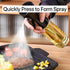 Oil Sprayer for Cooking- 200ml Glass Olive Mister, Spray Bottle, Kitchen Gadgets Accessories Air Fryer, Canola Spritzer, Widely Used Salad Making, Baking, Frying,BBQ Black -