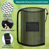 Football bag - Extra large - 40" x 30" - Drawstring - Mesh - Ball bag - With pockets - Mesh sports bag - Basketball, volleyball, fitness equipment, swimwear - Storage bag