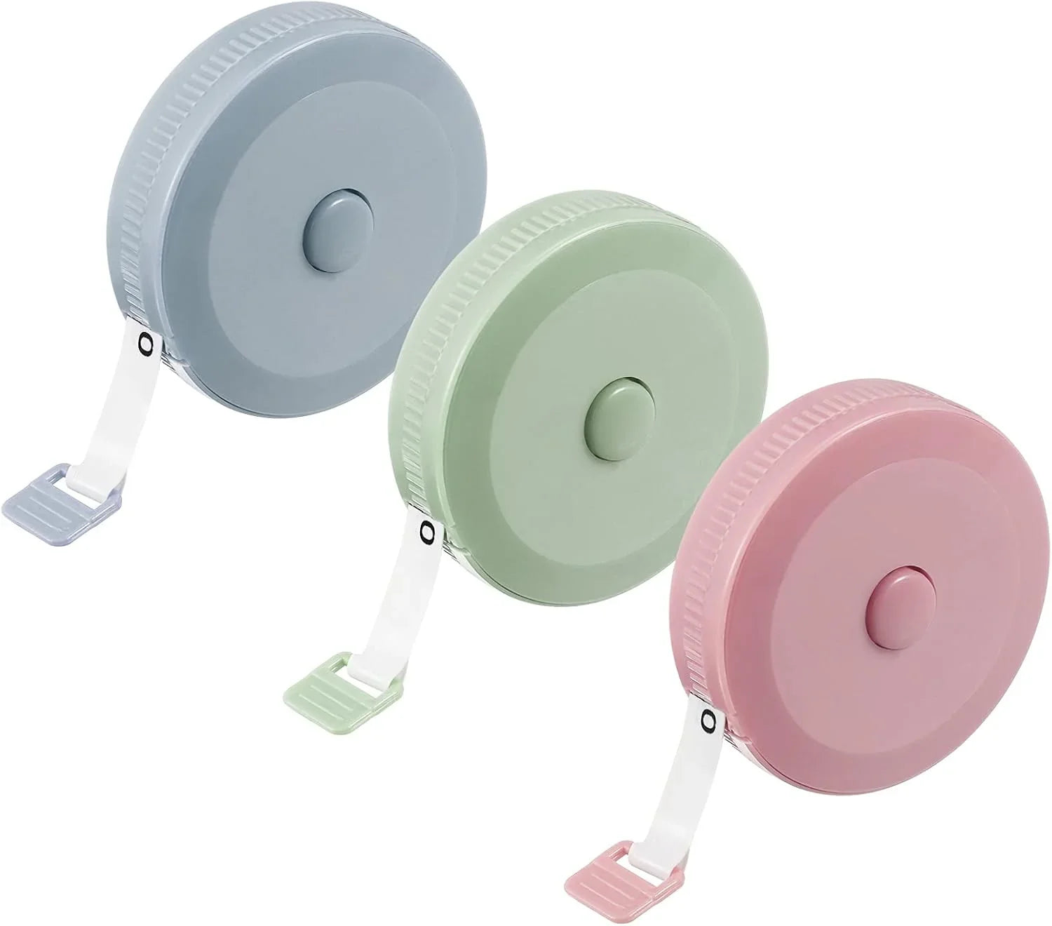 Meetlinten 3 pieces 200 cm/79 inch Sewing measuring tapes Retractable measuring tapes for measuring length, bust and waist