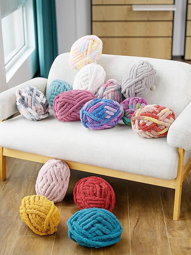 Super soft yarn - yarn-2 cm x 25 m - perfect for DIY projects - knitting blankets, cat baskets, scarves, backpacks