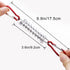 Veergesp-5-pack tent pegs - Red - Camping tent carabiner hook - Heavy metal - Awning accessory - For canvas tents