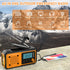Hand-crank emergency radio - Portable AM/FM and shortwave radio - Supports charging via solar power/USB/hand crank - Equipped with a 4000 mAh rechargeable battery - Flashlight - Reading light and SOS emergency signal - Suitable for survival - Hiking and s