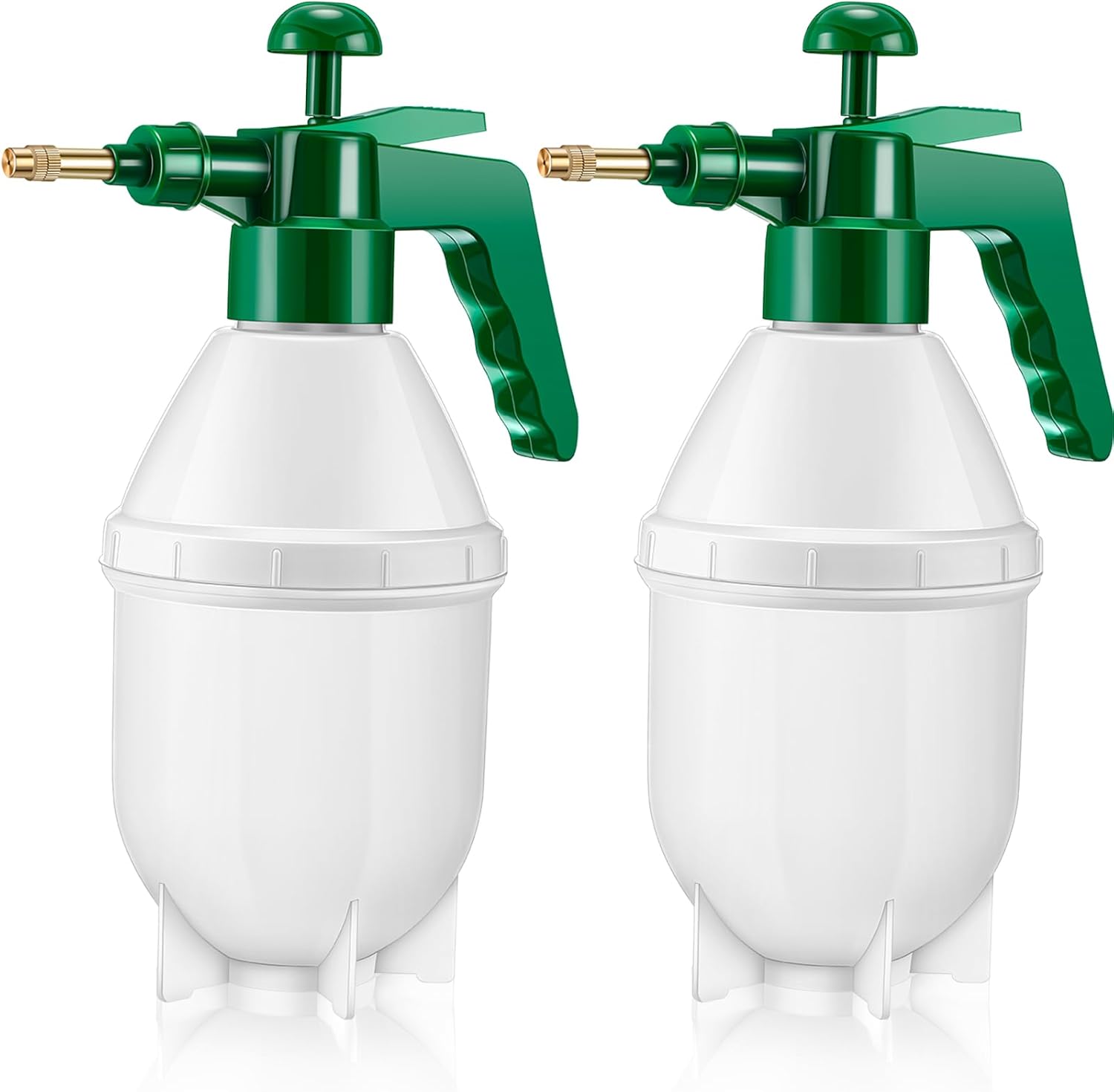 2 Pcs 27 oz Handheld Pump Spray Bottle Garden Mister Spray Bottles Lawn Pressure Hand Pump Sprayer with Adjustable Nozzle for Chemicals Watering Weeds Plants and Cleaning (Green)