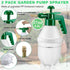 2 Pcs 27 oz Handheld Pump Spray Bottle Garden Mister Spray Bottles Lawn Pressure Hand Pump Sprayer with Adjustable Nozzle for Chemicals Watering Weeds Plants and Cleaning (Green)