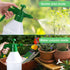 2 Pcs 27 oz Handheld Pump Spray Bottle Garden Mister Spray Bottles Lawn Pressure Hand Pump Sprayer with Adjustable Nozzle for Chemicals Watering Weeds Plants and Cleaning (Green)
