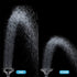 4 Inch Shower Head with 5 Spray Modes - High Pressure Handheld Showerhead for Bathroom Hotel Spa - Silver Copper Ball Head