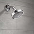 4 Inch Shower Head with 5 Spray Modes - High Pressure Handheld Showerhead for Bathroom Hotel Spa - Silver Copper Ball Head with Wall Tube & Tape