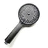 Starry Sky 3-Mode Handheld Shower Head - Large Panel High Pressure Showerhead for Bathroom - Black Single Head