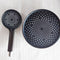 Starry Sky 3-Mode Handheld Shower Head - Large Panel High Pressure Showerhead for Bathroom - Black with 9 Inch Top Spray