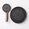Starry Sky 3-Mode Handheld Shower Head - Large Panel High Pressure Showerhead for Bathroom - Gun Gray with 8 Inch Top Spray