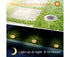 Outdoor Solar Buried Lights, 16 Led Warm White Waterproof Stainless Steel Spotlights For Patio, Yard Garden Path, Garage Walkway Decoration