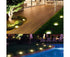 Outdoor Solar Buried Lights, 16 Led Warm White Waterproof Stainless Steel Spotlights For Patio, Yard Garden Path, Garage Walkway Decoration