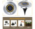 Outdoor Solar Buried Lights, 16 Led Warm White Waterproof Stainless Steel Spotlights For Patio, Yard Garden Path, Garage Walkway Decoration