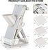 Kitchen secure Mandolin Vegetable Slicer With Adjustable Blades With Container
