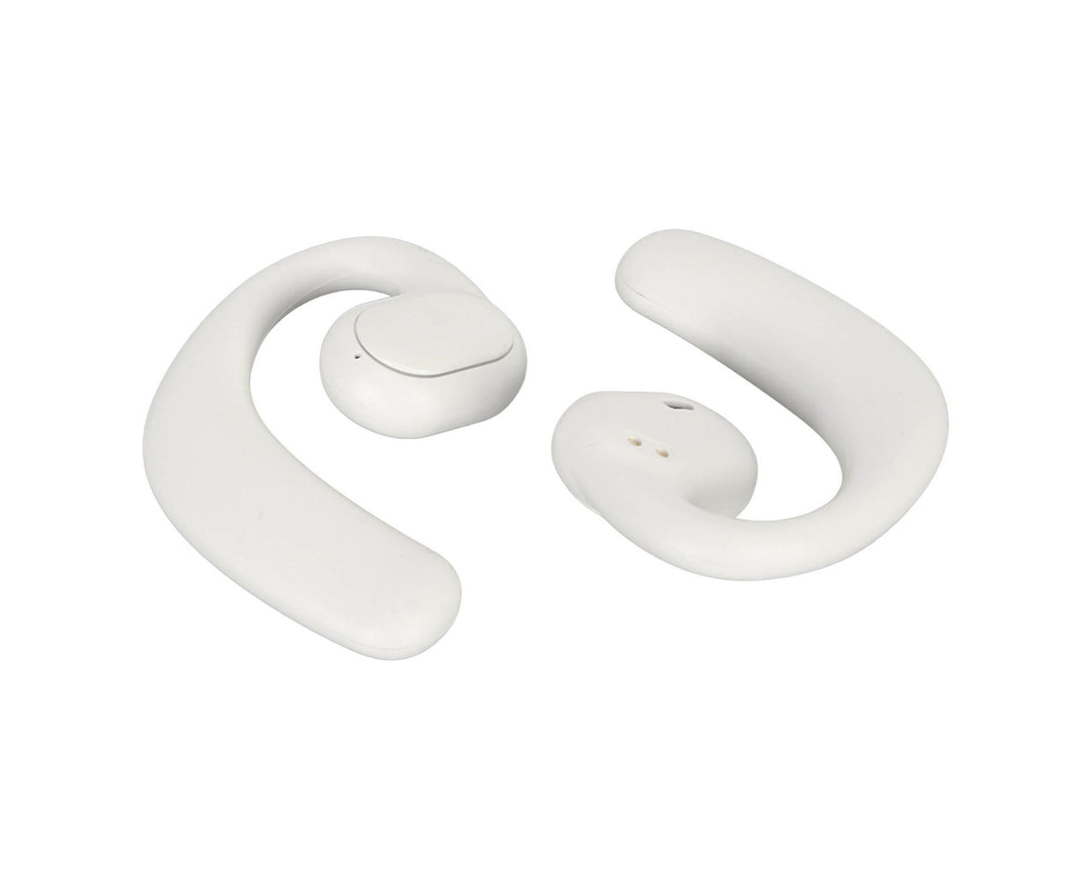 Language Translator Earbuds Multifunction Noise Reduction 144 Kinds Languages Real Time Translation Headphone White