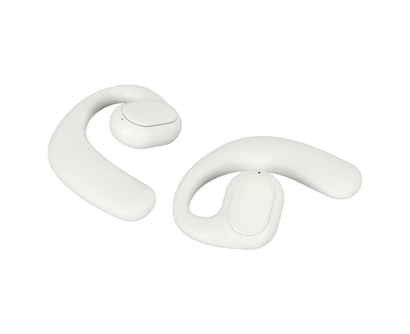 Language Translator Earbuds Multifunction Noise Reduction 144 Kinds Languages Real Time Translation Headphone White