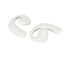 Language Translator Earbuds Multifunction Noise Reduction 144 Kinds Languages Real Time Translation Headphone White