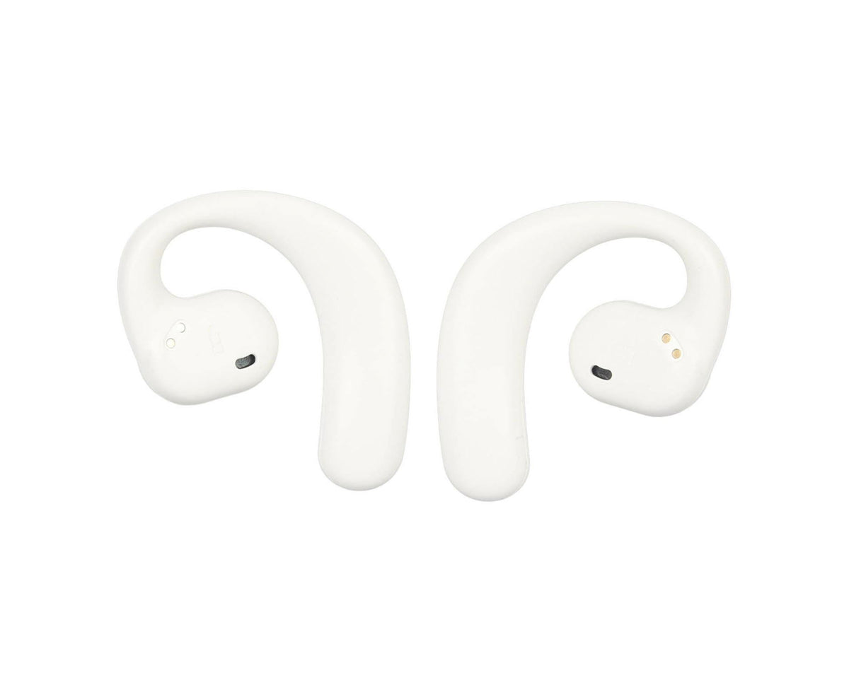 Language Translator Earbuds Multifunction Noise Reduction 144 Kinds Languages Real Time Translation Headphone White