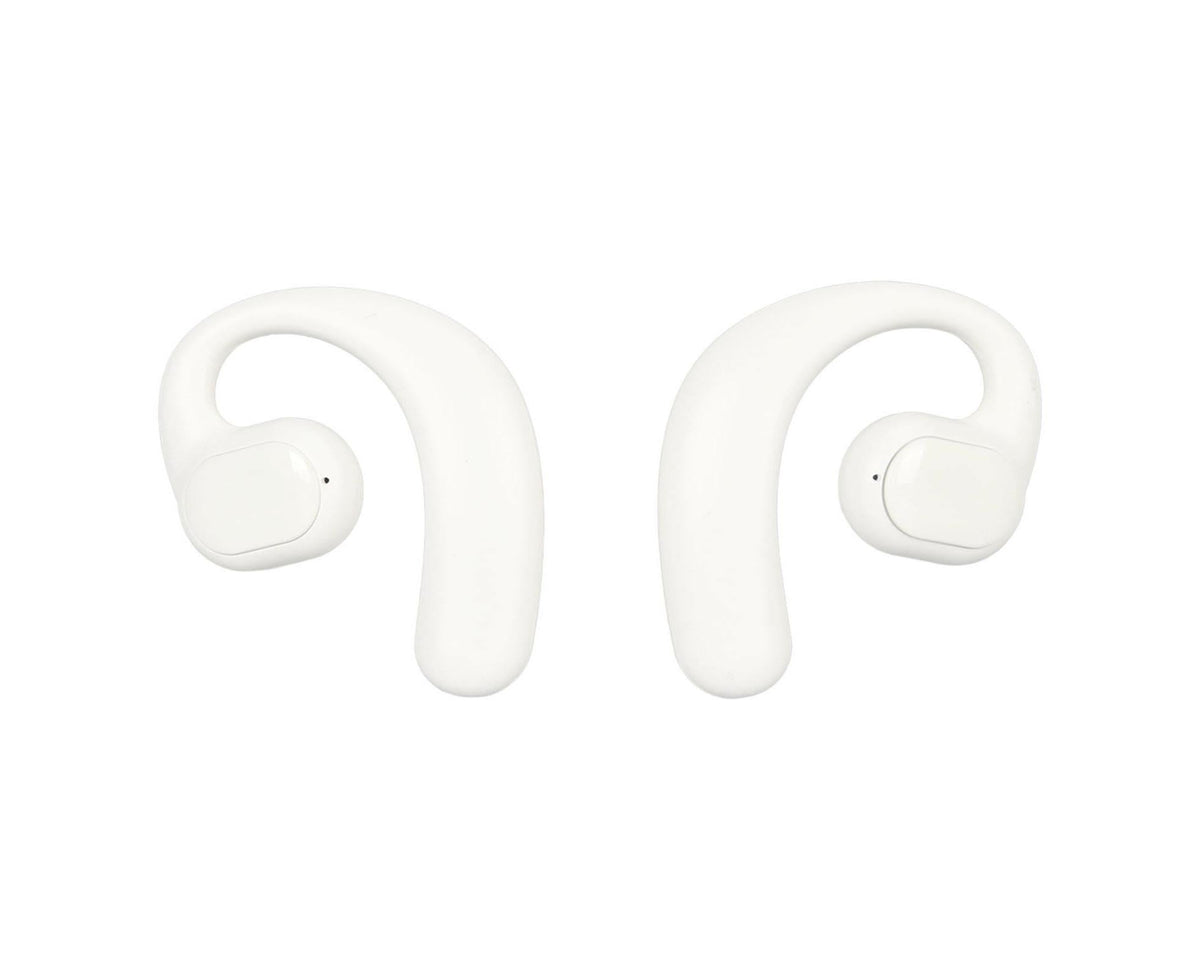 Language Translator Earbuds Multifunction Noise Reduction 144 Kinds Languages Real Time Translation Headphone White