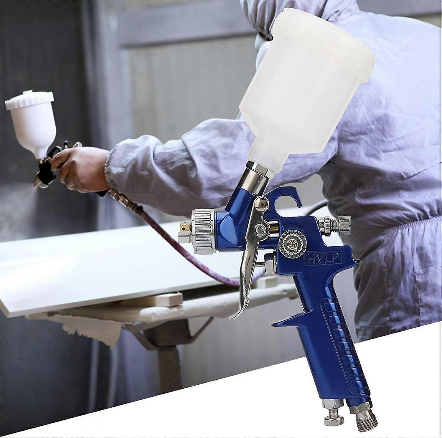 Multi-purpose Airbrush Set Car Spray Gun Oil Painting Pneumatic Gravity Airbrush European Type Connector(1.0mm)