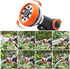 Watering gun with 8 watering modes, garden hose gun, high pressure hose nozzle, suitable for watering lawns, car washing, pet shower