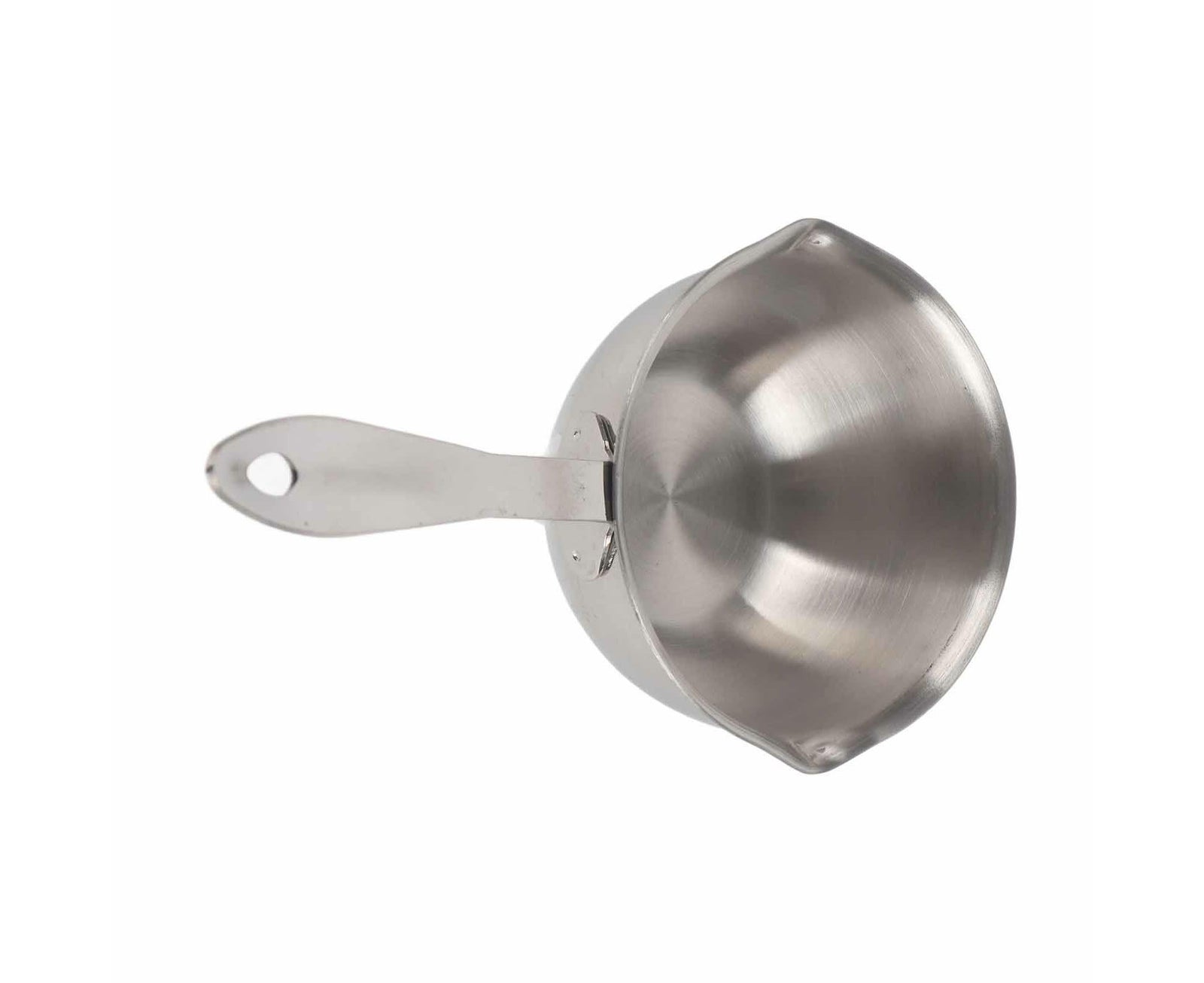 Butter Warmer Pot, Flat Induction Bottom Stainless Steel Mini Hot Milk Saucepan, 150ml
