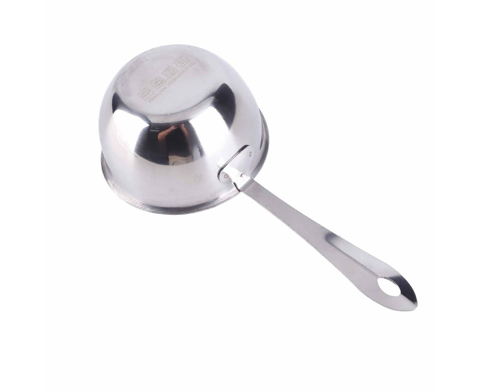 Butter Warmer Pot, Flat Induction Bottom Stainless Steel Mini Hot Milk Saucepan, 300ml