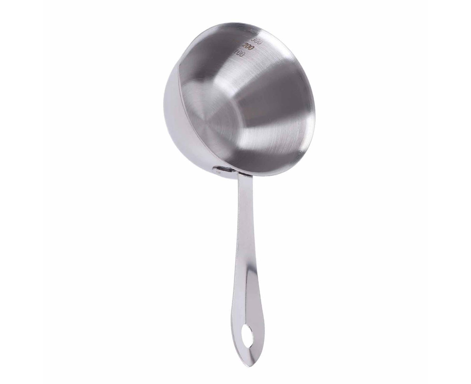 Butter Warmer Pot, Flat Induction Bottom Stainless Steel Mini Hot Milk Saucepan, 300ml