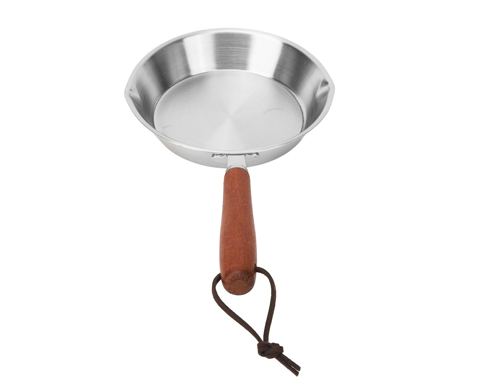Stainless Steel Frying Pan, Non-Stick Egg Fryer for Household & Restaurant, 6.3 Inch