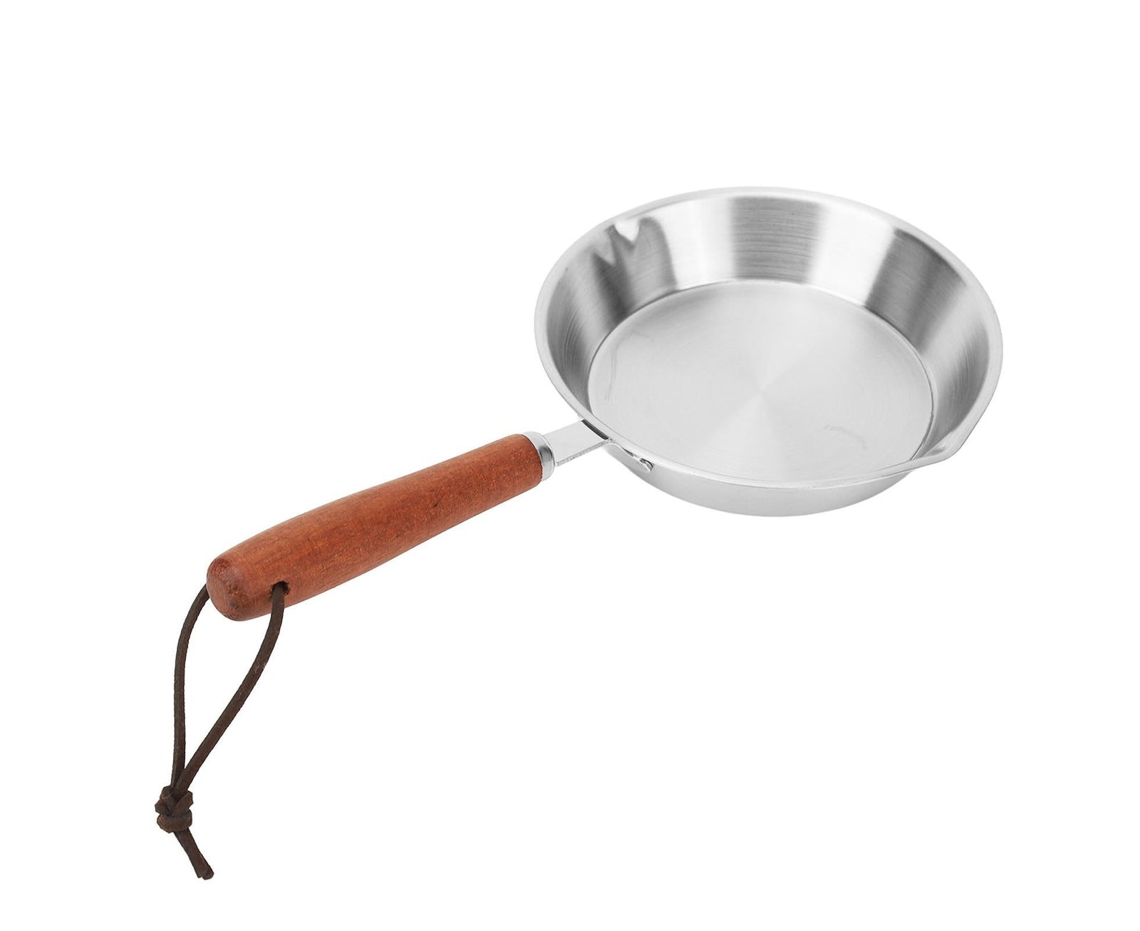 Stainless Steel Frying Pan, Non-Stick Egg Fryer for Household & Restaurant, 6.3 Inch