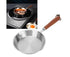 Stainless Steel Frying Pan, Non-Stick Egg Fryer for Household & Restaurant, 6.3 Inch