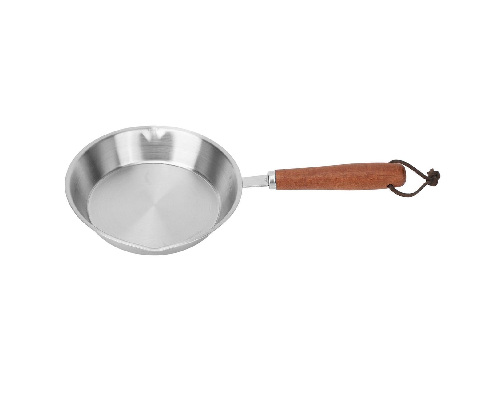 Stainless Steel Frying Pan, Non-Stick Egg Fryer for Household & Restaurant, 6.3 Inch