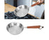 Stainless Steel Frying Pan, Non-Stick Egg Fryer for Household & Restaurant, 6.3 Inch