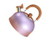 Water Kettle, Stainless Steel Whistle Kettle, Large Capacity Flat Bottom for Gas Induction, 2L, Purple