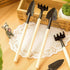 12 Pcs Gardening Tool Set Succulent Tool Kit,Houseplant Rake Mini Gardening Hand Tools,Small Shovel/Rake/Spade