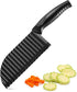 Stainless Steel Wave French Fries Cutter & Potato Slicer
