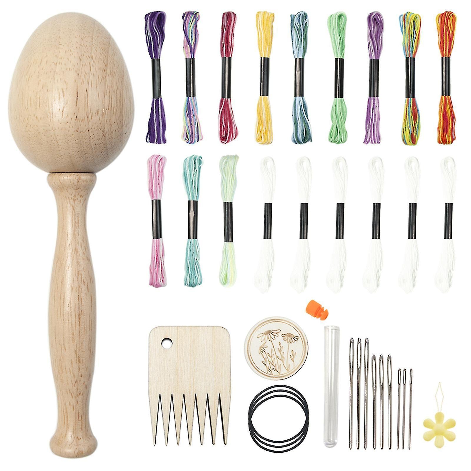 Egg-Shaped Sewing Kit - Knitting & Embroidery Hand Tools for Patchwork Craft