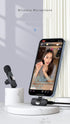 2pcs Wireless Lavalier Microphones - Clip-on Mic for iPhone, iPad, Video, Podcast