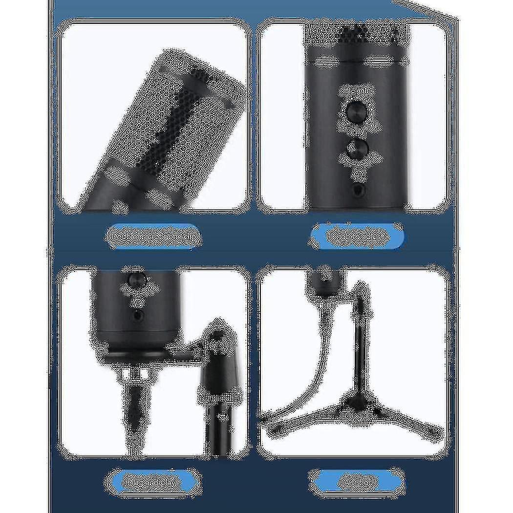 Professional USB Condenser Microphone - Studio Grade Recording Mic