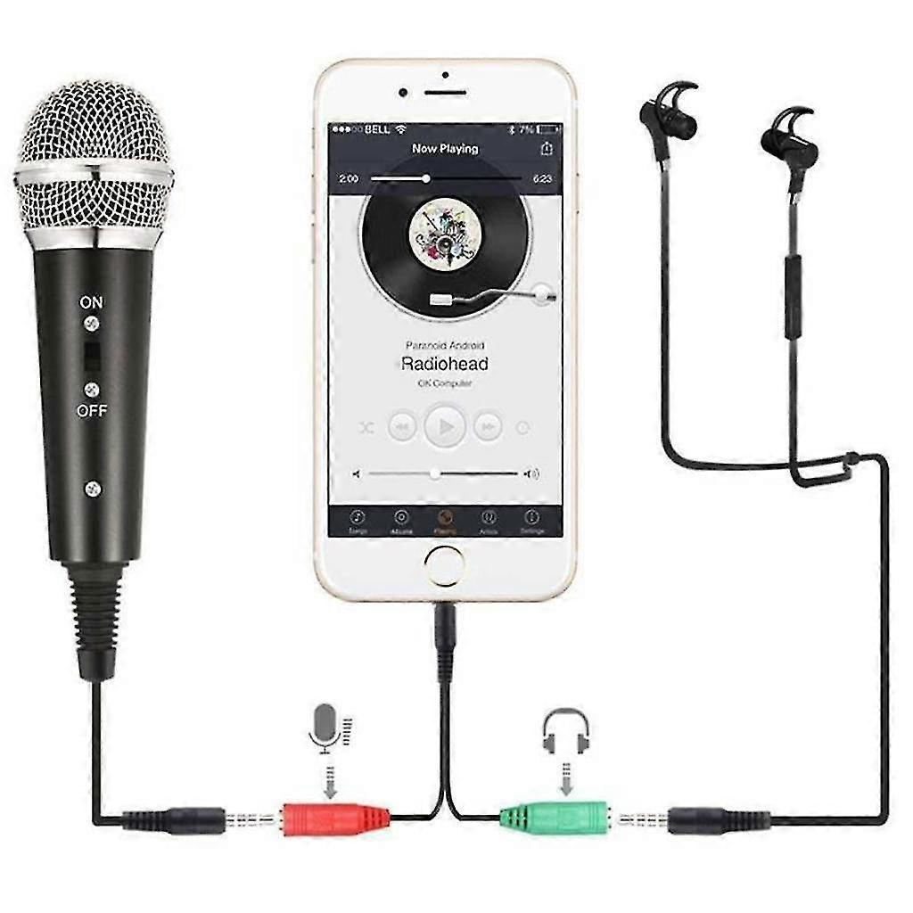 Metal Condenser Microphone Set - PC/Laptop Studio Recording Microphone Kit