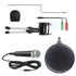 Metal Condenser Microphone Set - PC/Laptop Studio Recording Microphone Kit
