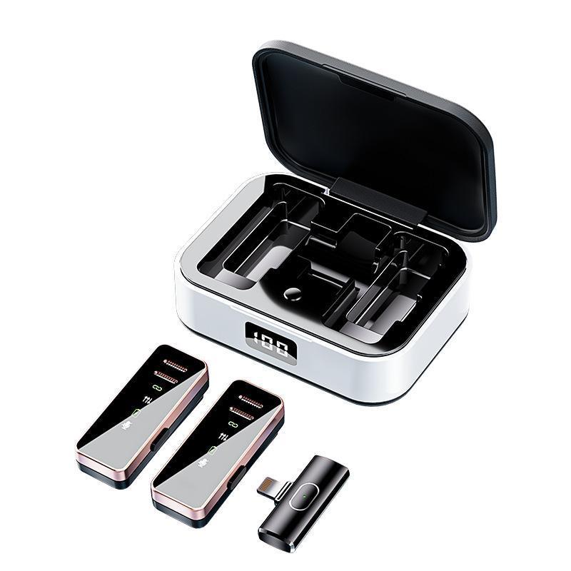 Mini Wireless Lavalier Microphone - Portable Clip-on Mic for Video and Podcast
